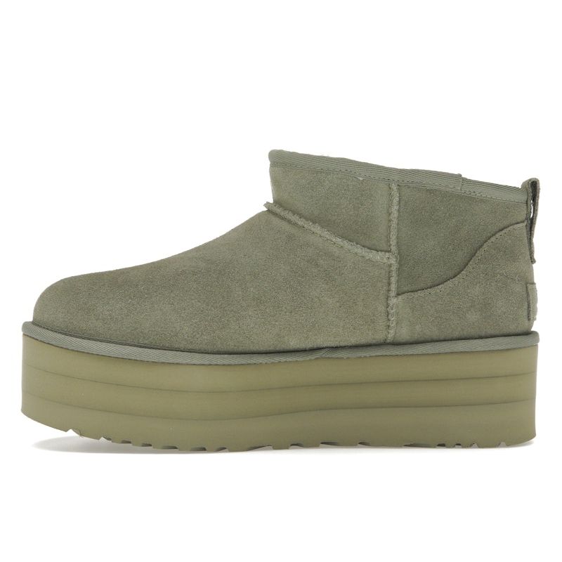 UGG  Classic Ultra Mini Platform Boot Shaded Clover Women Sneakers Green 1135092-SDC