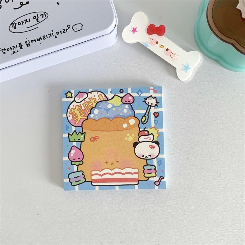 50sheet Cute Cat Memo Pad Amercian Style Lovely Kitten Sticky Note 8*8cm Kawaii Stationery Scrapbook Decorative Paper Student