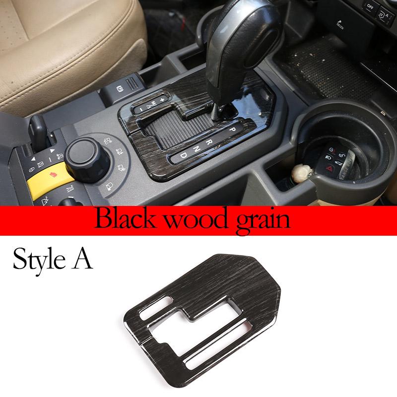 Car Center Control Shift Panel Frame Decorative Sticker For Land Rover Discovery 3 LR3 2004-2009 Car Interior Accessories