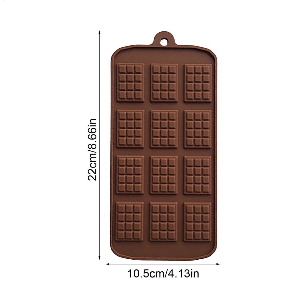 Silicone Chocolate Mold for Baking Silicone Deep Chocolate Bar Making Mold Non-Stick Reusable Candy Mold Kitchen Baking Tools