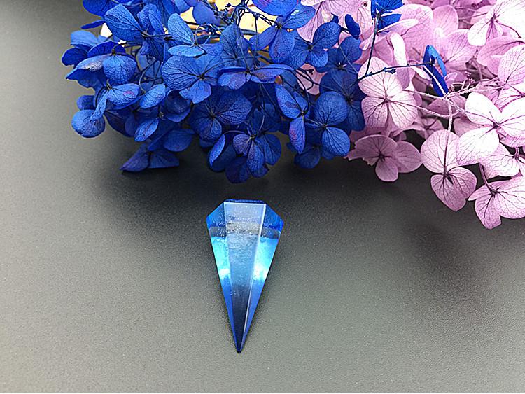 Faceted Cone & Round Diamond Epoxy Pendant Silicone Mold for DIY Jewelry