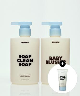Sennok Shiny Everyday Shampoo 300ml  Choice Of 1  +  Gift  Soap Clean Shampoo 40