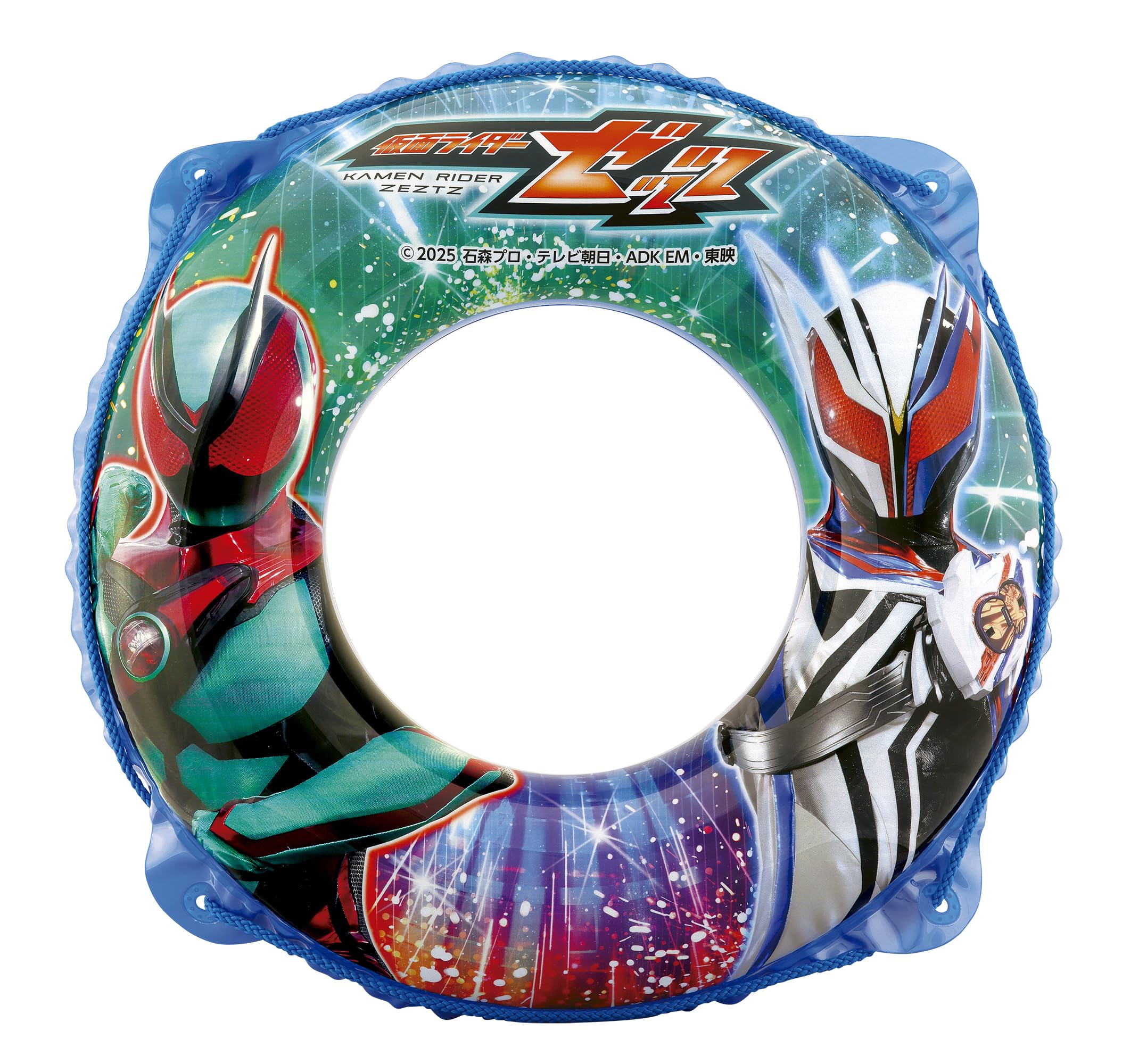 Igarashi Kamen Rider Zets Inflatable Ring 55cm (with rope) AXE-55A The inner circumference of the inflatable ring when inflated is approximately