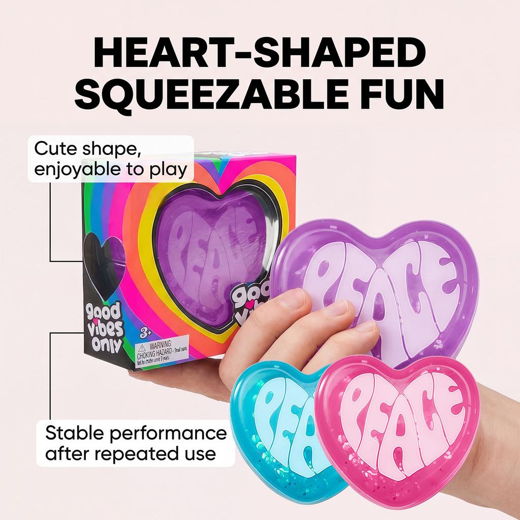 In Stock Needoh Heart Squishy Toy Blind Box Cute Shape Stress Relief Soft Slow Rebound Fun Portable Surprise Gift