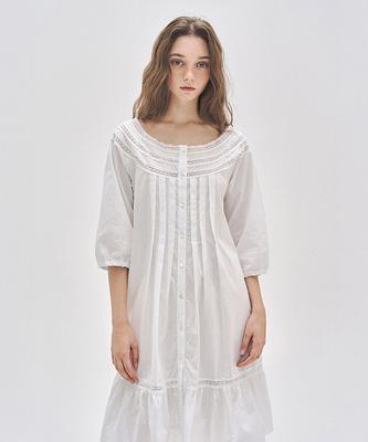 Lettedeupollin 003A Pure Midi Sleeve Dress