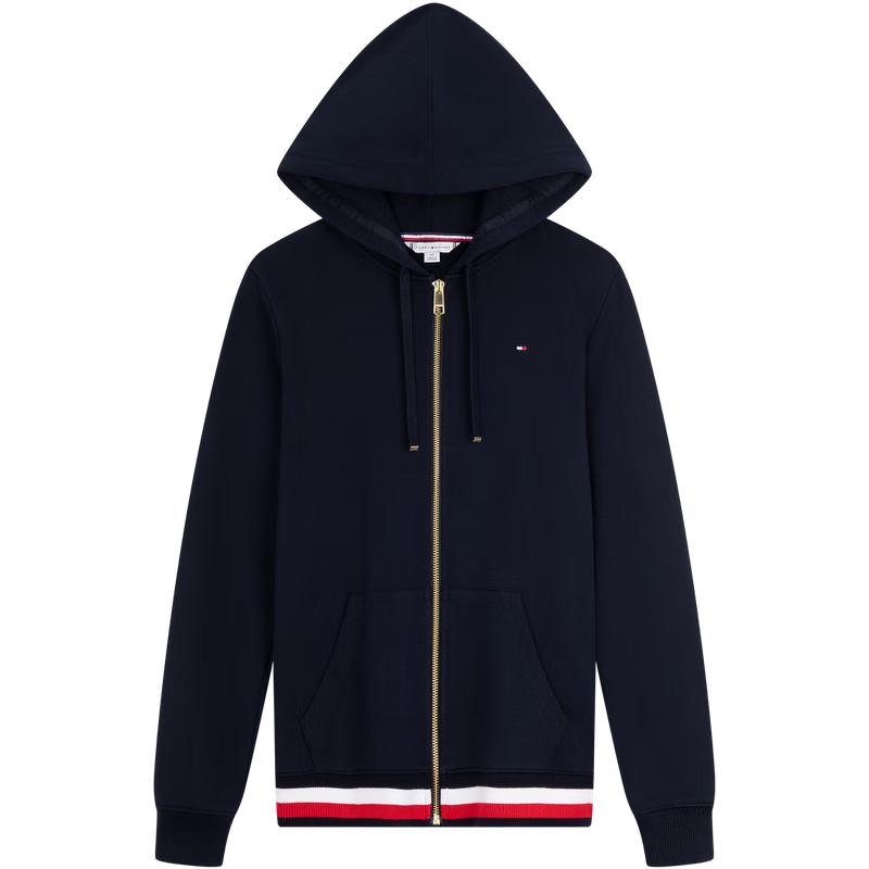 Tommy Hilfiger Women's Striped Color-block Hooded Zip Sweatshirt