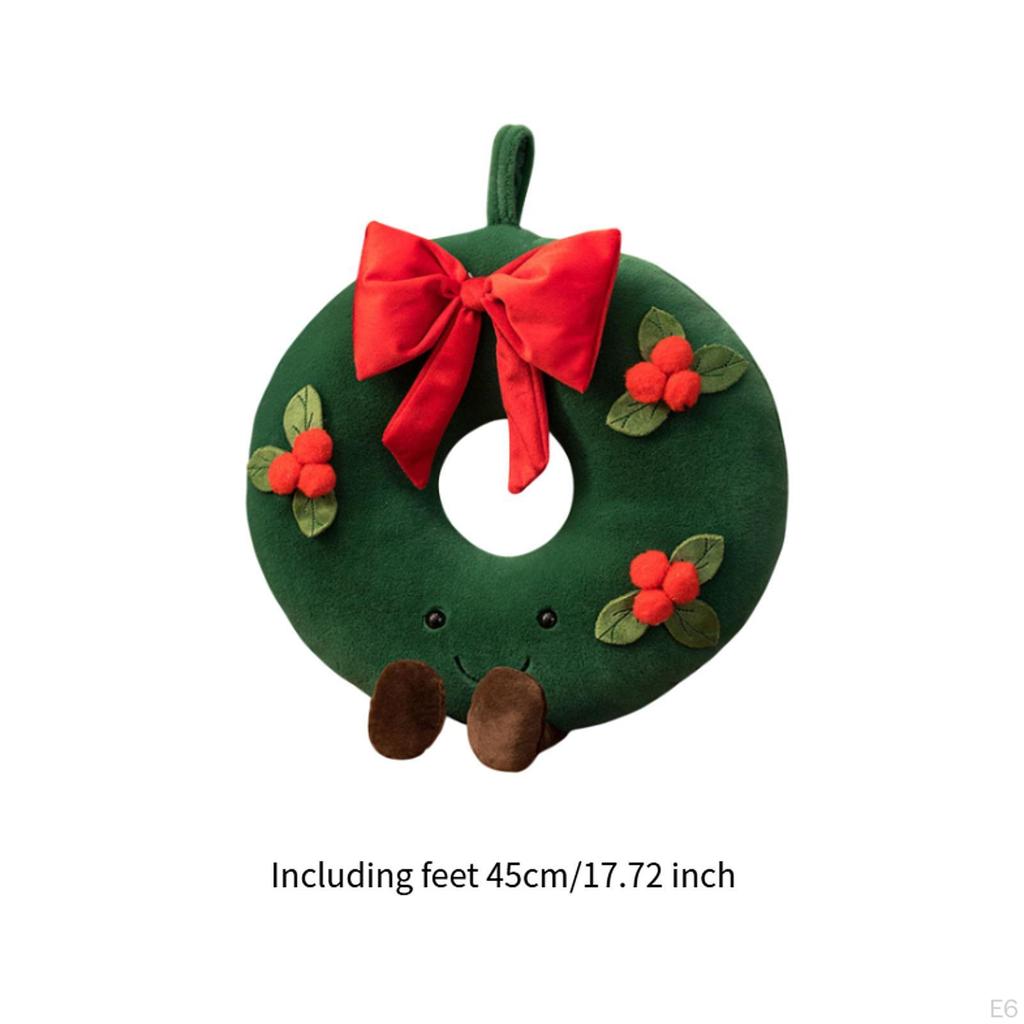 Weihnachts-Plüschkissen Weihnachtsdekoration Kuschelkissen Lebkuchenmann