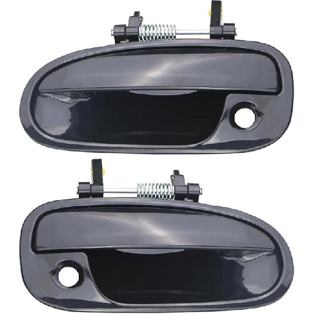Exterior Door Handle W/Keyhole Compatible With Honda Civic 1996-2000 Replaces 72180S00004 72140S00004 Front Left Right Side Outside Door Handle