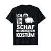 I Am A Sheep In Huunisex Costume T Shirt Vintage Streetwear Fashion Top For Everyday Wear Breathable Graphic Unisex Soft