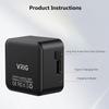VRIG Mini LED Action Camera Vlogging Video Light, Magnetic Cold Shoe Photography Fill Lighting for DJI Osmo Action 5Pro/4/3 Camera Cage, Osmo Pocket
