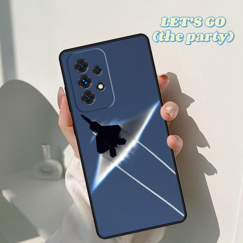 Aircraft Jet Airplane Phone Case For Samsung Galaxy A42 A31 A40 A51 A71 A32 A80 A91 A52 A72 A73 A20e A21S A50 A70 A11 A12 Cover