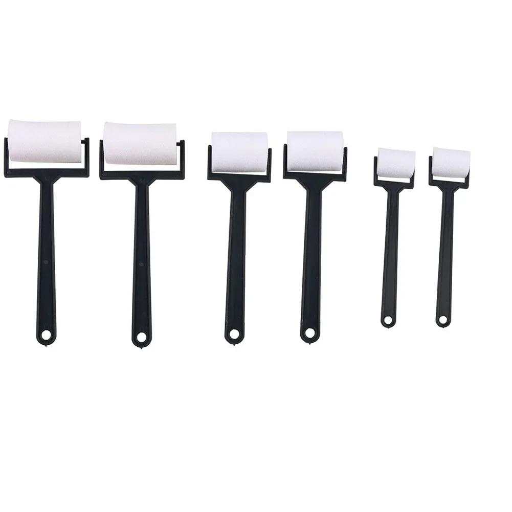 3 Pcs/set DIY Craft Tool White Sponge Brush Foam Painting Roller Brush DIY Craft Tools For Children Drawing Toys