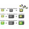 Universal Kit SIM Adapter Micro Nano Standard + 4-in-1 Eject Pin