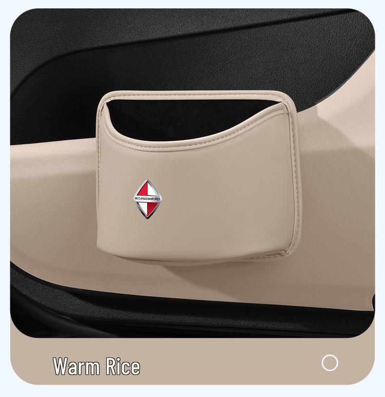Borgward Logo Multi-functional Car Trash Can and Hanging Storage Bin