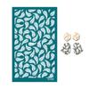 23 Styles Self-Adhesive Silk Screen Stencils for Polymer Clay Palm Leaves Reusable Mesh Transfer Printing Earring Jewelry Making
