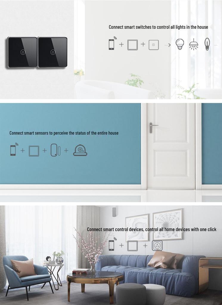 Graffiti Zigbee Smart Home Voice Control Hub with Alexa & Google Integration