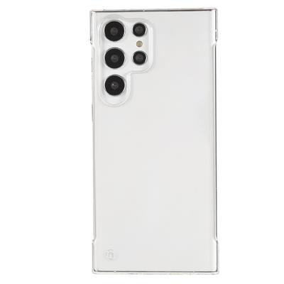 For Samsung Galaxy S22 Ultra 5G Hard PC Phone Case Frameless Transparent Cell Phone Protective Cover