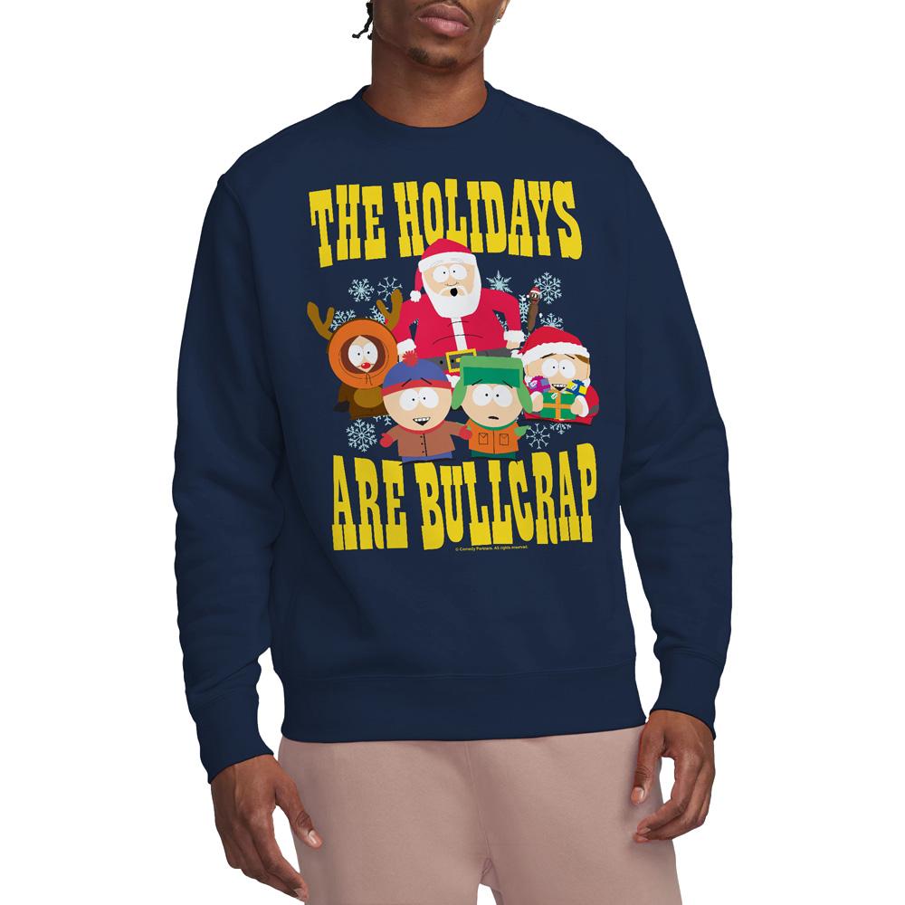 South Park Unisex Adult The Holidays Are Bullcrap Christmas Sweatshirt