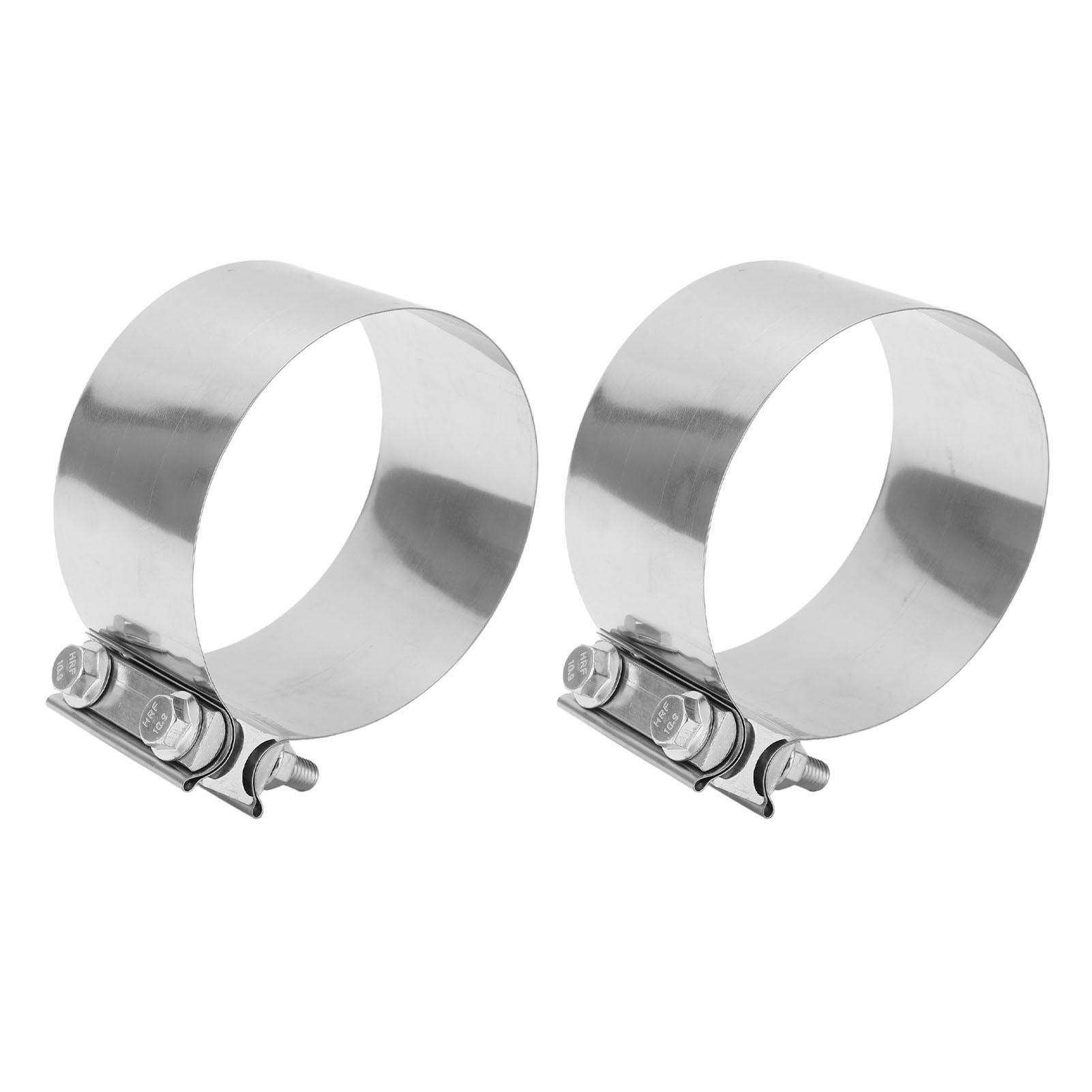 

2 шт. Хомут выхлопной трубы из нержавеющей стали стыковой герметичный ленточный хомут для выхлопной трубы для автомобиля 5-дюймовая труба