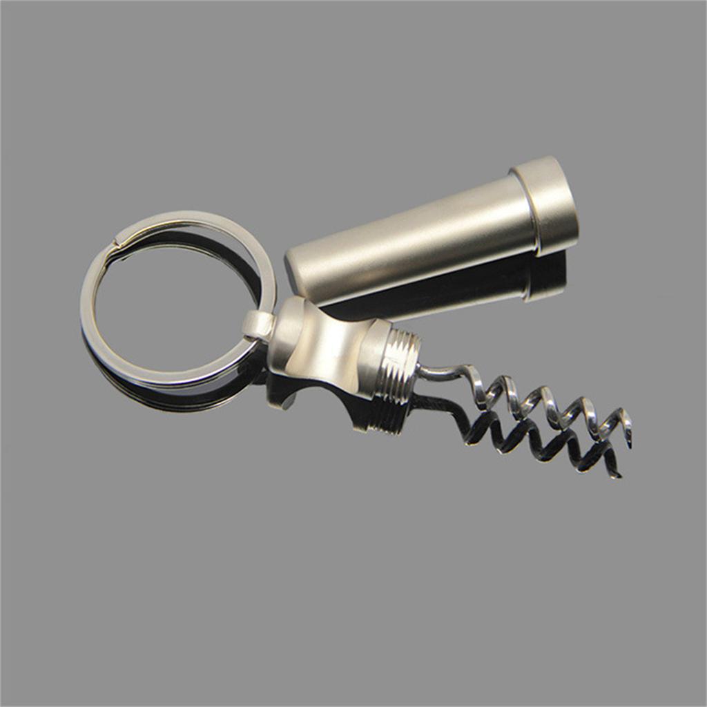 Multifunctional Beer Bottle Openers Keychain Alloy Material Portable Bar Tool for Outdoor Camping Party Gifts