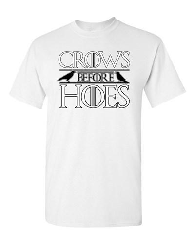 Crows Before Hoes TV Novelty DT Adult T-Shirt Tee Unisex T-Shirt L