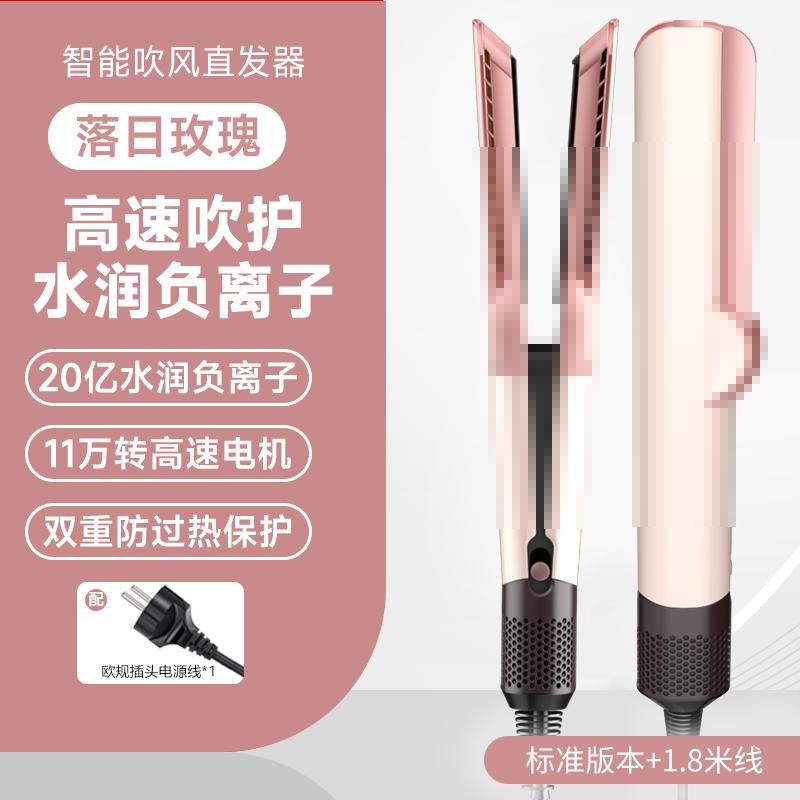 2-in-1 Hair Dryer and Straightener Ht01 Negative Ion Flat Iron Comb for Dry and Wet Use, Hair Straightener That Doesn'T Damage Hair