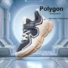 Anta Kids Sports Comfortable Non-Slip Shock Absorbing Low-Top Running Shoes Kids Running Shoes Black White Beige A12445507-3
