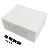 Foldable Shoe Boxes Double Row Dustproof Transparent Lids Magnetic Thickened Plastic Shoe Storage Rack Stackable Shoe