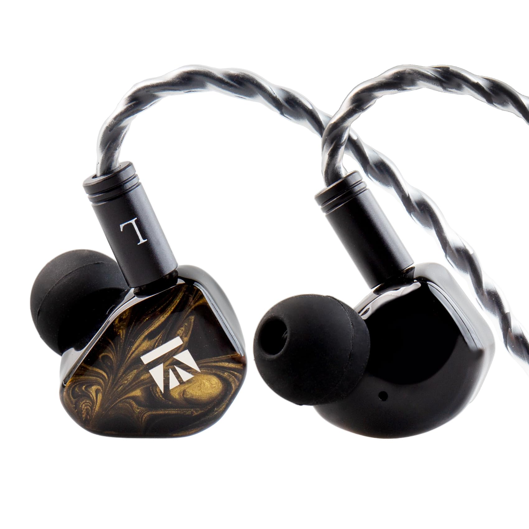 

Yinyoo KBEAR KB01 Wired Earphones, In-Ear Monitors, Chinese-Made, 10mm Beryllium-Coated Diaphragm, Ear-Hook, In-Ear, 2-Pin Re-Cable Compatible (Gold)