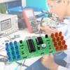 NE555 CD4017 IC LED Elektronische Lichter Kits Rot Blau Zweifarbig DIY Kit Stroboskop Elektronisches Anzug Blinkende Lichter Komponenten