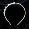 Women Retro Pearl Hairband Lightweight Alloy Headband With Elegant Design For Daily And Formal Occasions