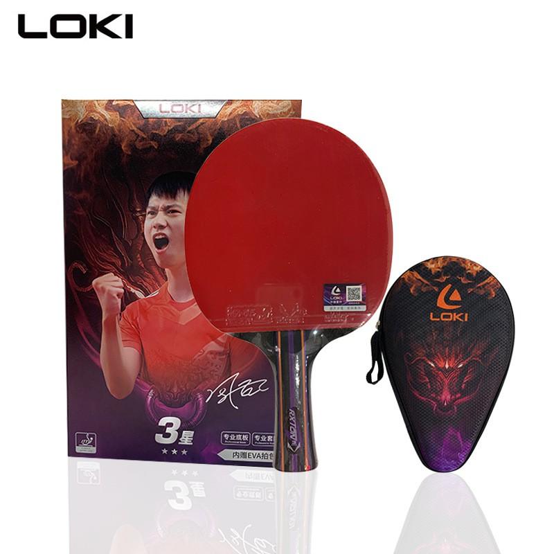 LOKI Carbon Tischtennisschläger Anfänger Erwachsene Unisex Training Wettkampf Gebrauch Einzelschläger