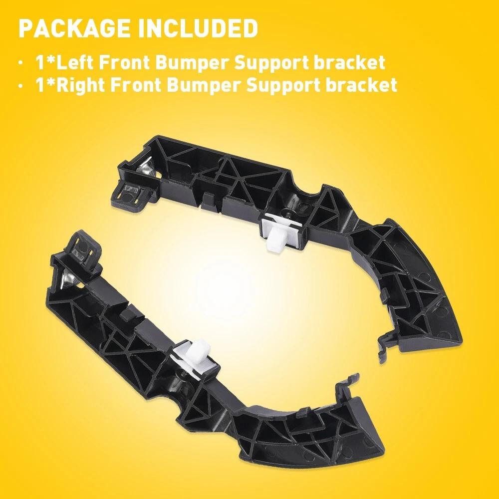 2PC Bumper Fender Brackets Support Beam Front For 2008-2021 Dodge Challenger