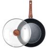 Granite Deep Frying Pan with Lid 28 cm