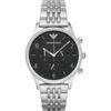 Beta Large Black Metal Men's Quartz Chronograph AR1863