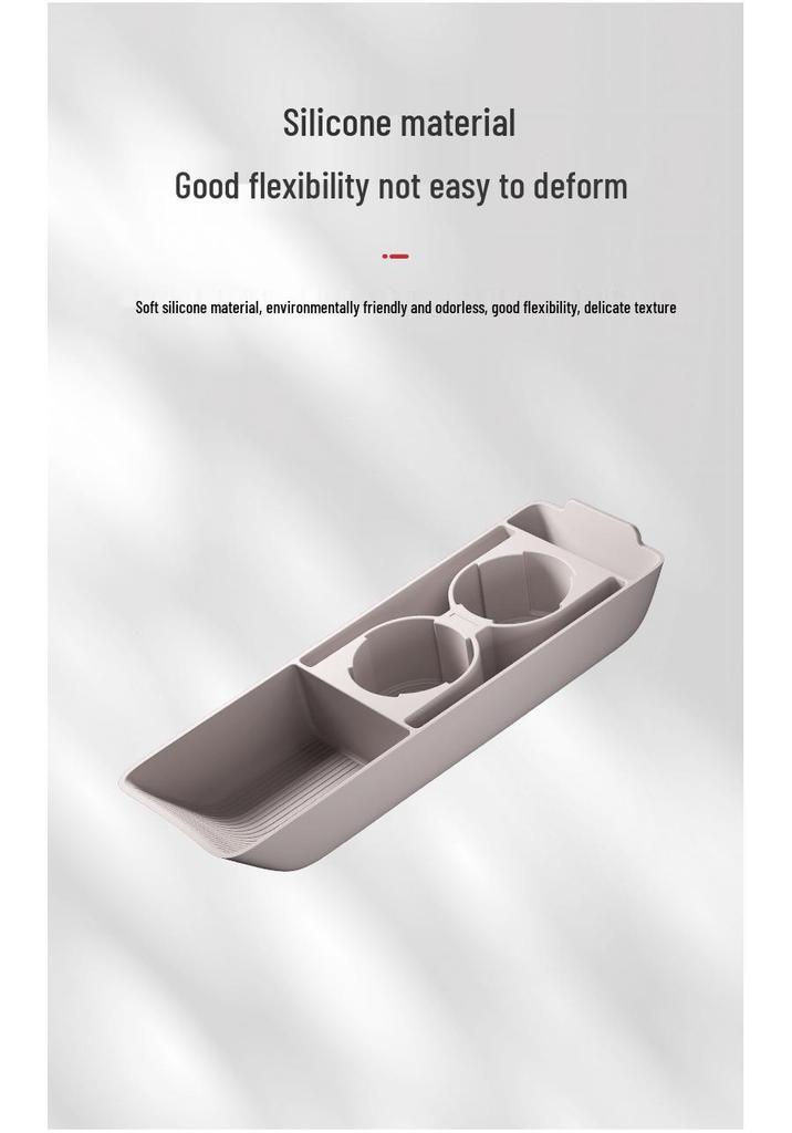 BYD Seagull Center Console Silicone Storage Organizer Box for Glasses and Accessories