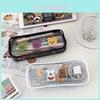 Stylish Transparent Pvc Pencil Pouch With Large Capacity For Versatile Storage And Organization
