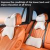 Car Neck & Back Support Pillow - Dual-Core Zero Pressure Support, Height Adjustable, Breathable Mesh, Universal Fit for All Cars