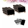10pcs Wooden Mini Chalkboard Signs Creative Small Chalk Board Wedding Place Cards  Party Supplies