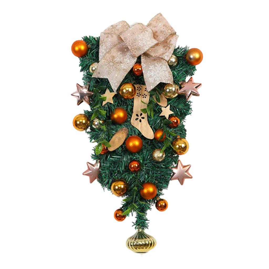 Wreath,Artificial Flowers Wreath, Door Hanging Decoration, Festival Props, Hanging Window Wall Hanging(50cm)