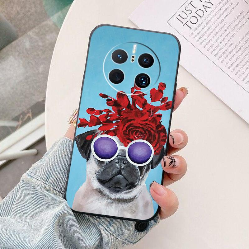 For Huawei Mate50pro 4G Case Colorful Painted Soft Silicone Back Cover For Huawei Mate 50 Mate50 Pro 50pro Shockproof Bumper