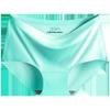Plus Size Mid-Waist Ice Silk Triangle Briefs for Women