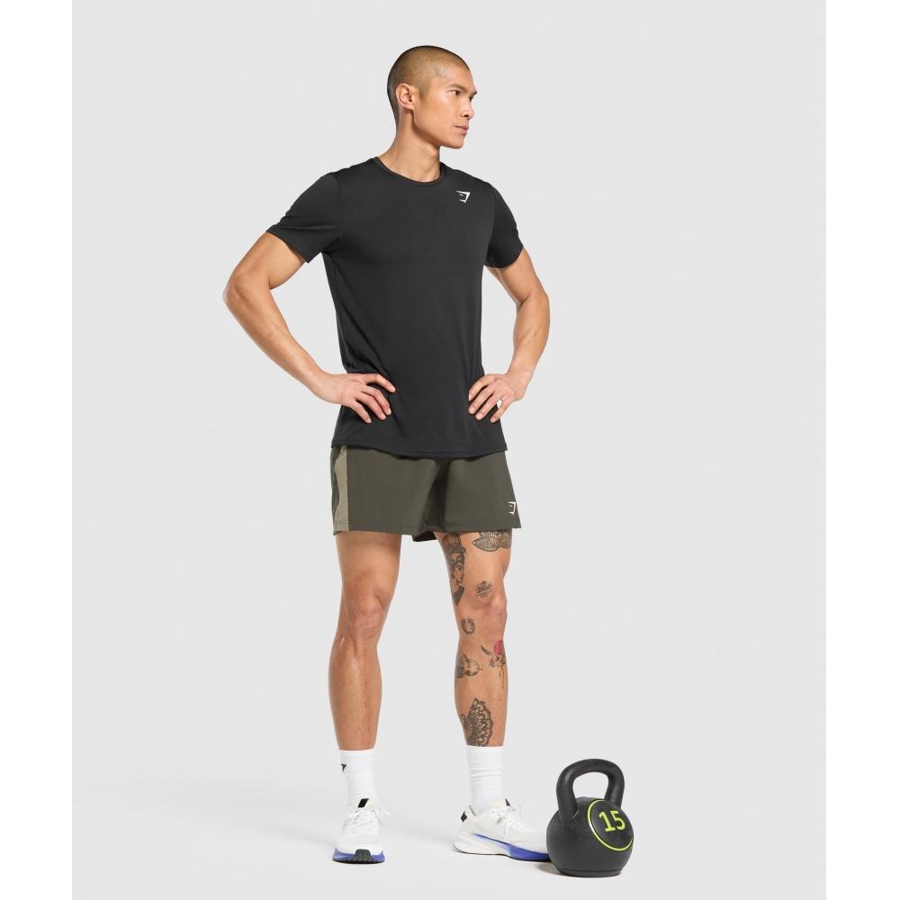 Gymshark Sport  5  Shorts Strength Green Utility Green A1b3m Ecj0