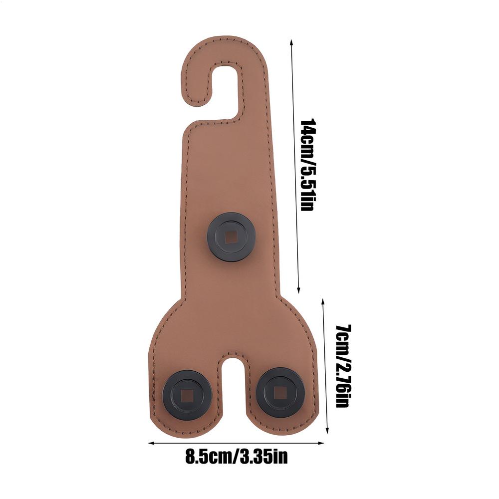 1pcs Car Headrest Hooks Headrest Phone Storage Hanger for Commuting Travel Business Trip Camping Multi-functional Hanging Hooks