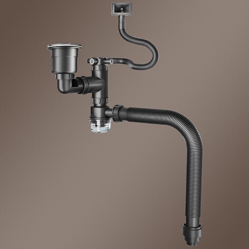 KEGOO Single Sink Rear-Mounted Drain Kit