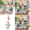 Adorable Plush Teddy Bear Keychain Cute Accessory For Bags Soft And Fluffy Toy