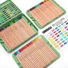 KALOUR Brand Hot Sale High Grade Vibrant Colors Soft Core 72pcs Soft Pastel Colored Charcoal Pencil Colored Pencils in Tin Box