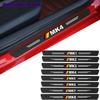 4pcs Carbon Fiber Car Door Sill Sticker Auto Threshold Decoration For Volkswagen VW GOLF 4 5 6 7 MK7 MK4 MK5 MK6 MK1 MK2 MK3 MK8