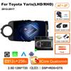 Autorádio Android 14 Carplay pro Toyota Yaris 2012 2013 2014 2015 2016 2017 Navigace GPS Multimediální přehrávač stereo wifi BT Auto