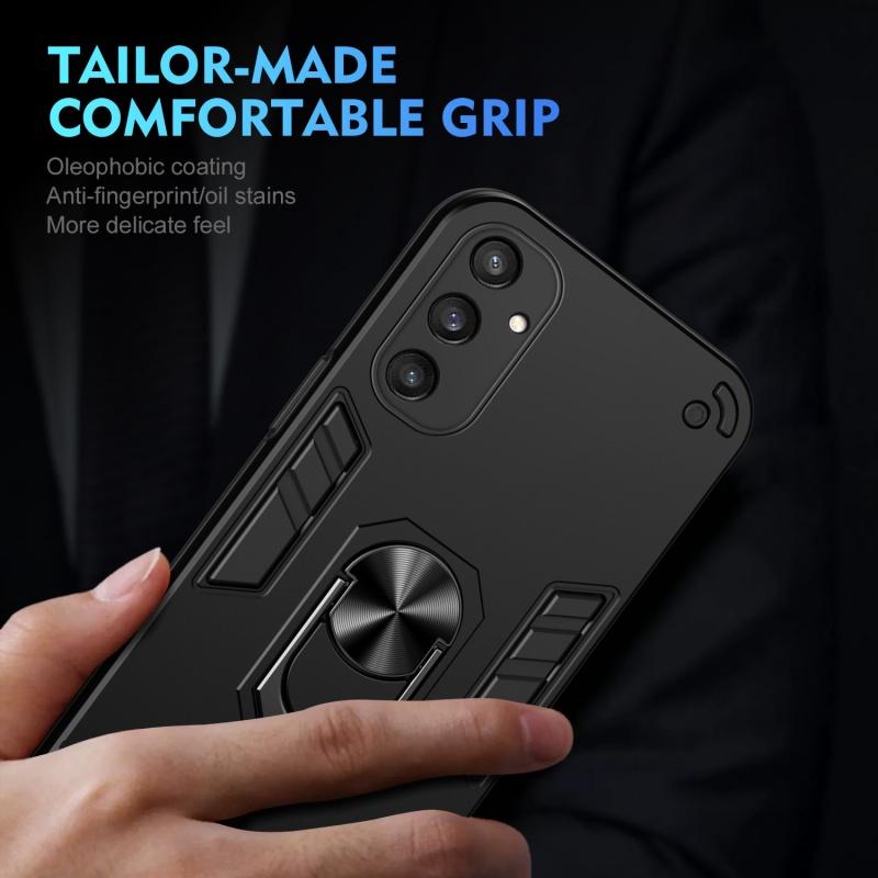 For Samsung Galaxy S25 S24 S23 Ultra Plus Case Magnetic Holder Ring Armor Shockproof Cases for Galaxy A53 A35 A34 A26 Back Cover